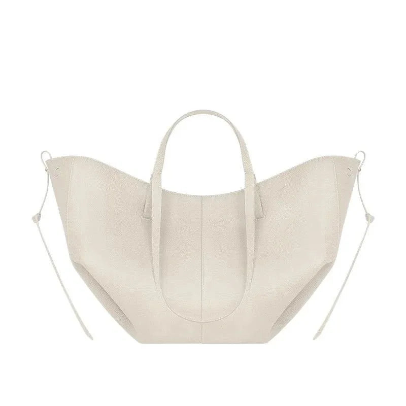Luxury Cowhide Tote Bag – Top-Handle Hobo Shopper