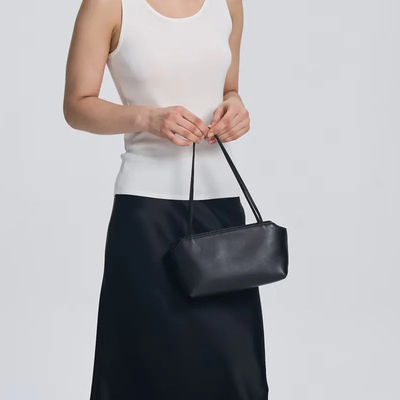 Lambskin Togo Shoulder Bag