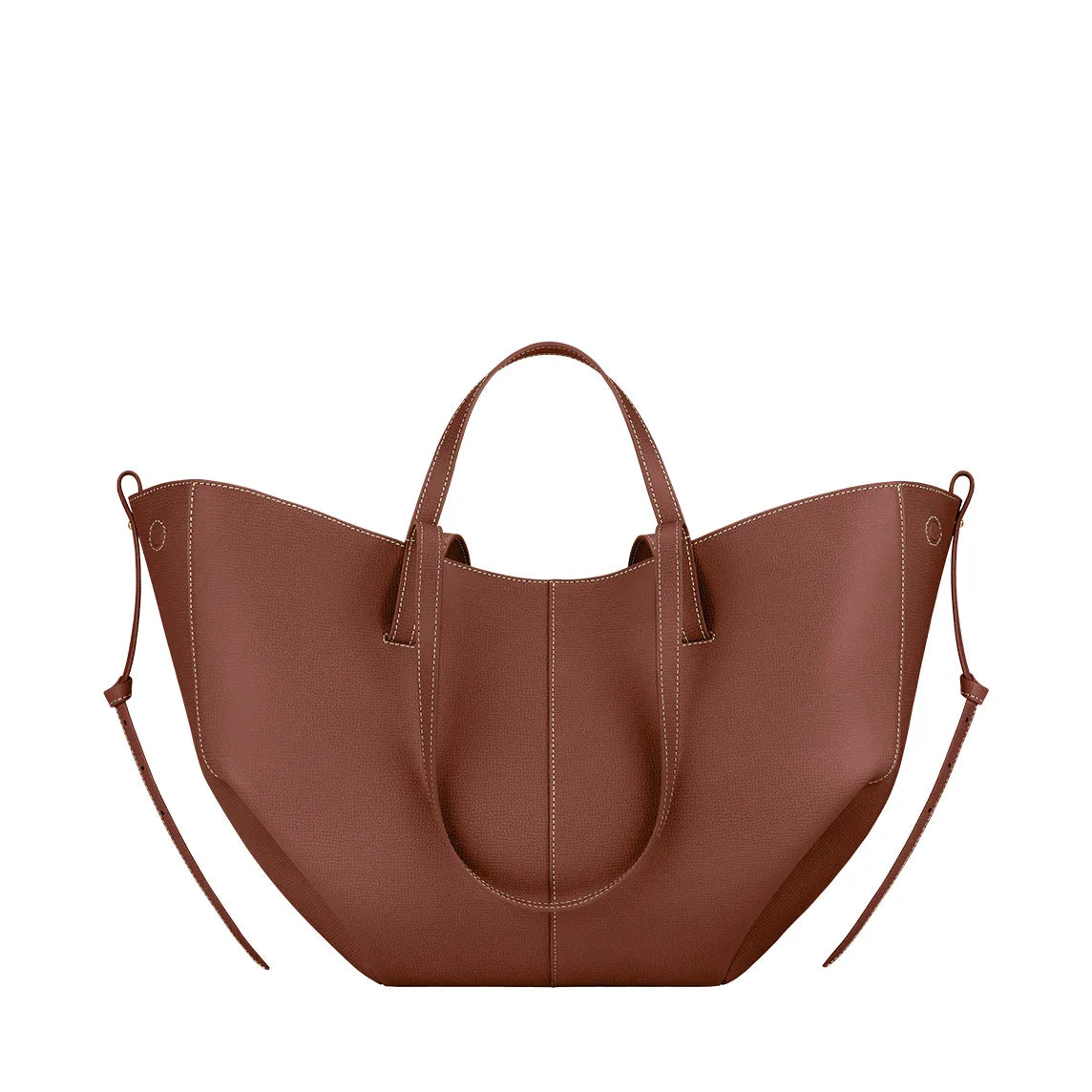 Luxury Cowhide Tote Bag – Top-Handle Hobo Shopper