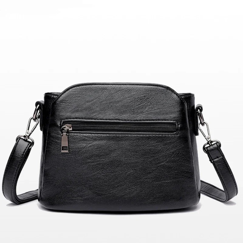 Retro Bucket Bag – Women's PU Leather Crossbody