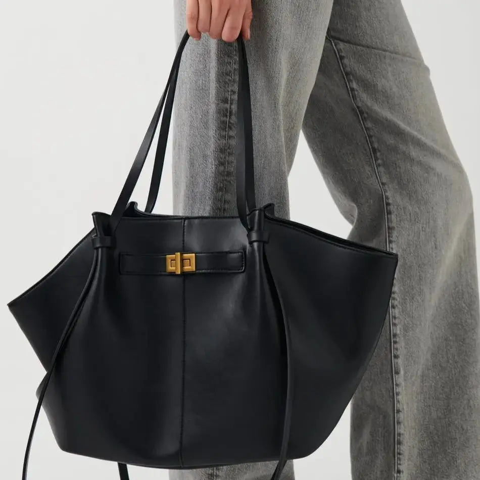 Trapeze Metal-Lock Tote Bag